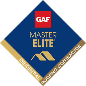 GAF Master Elite Certified Roofing Contractor logo